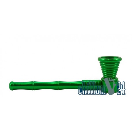 Schraubpfeife Aluminium Green 11 cm