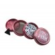 LOVE PINK Metall Grinder von Heisenberg 4-tlg 62 mm