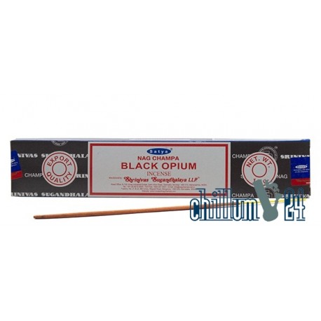 Satya Nag Champa Black Opium 15 g Incense Räucherstäbchen