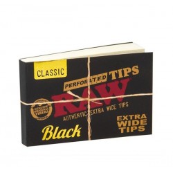 RAW Black Filtertips Extra Wide 40 Blatt