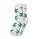 Hemp Leaf Socks White Gr. 36-42