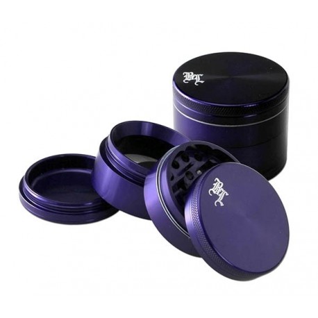 Black Leaf Grinder Deep Blue 55 mm