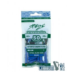 PURIZE XTRA Slim Blue Aktivkohlefilter 50er