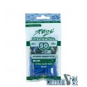 PURIZE Xtra Slim Blue Aktivkohlefilter 50er