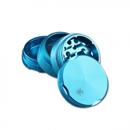 Black Leaf New Edge Alu Grinder 38 mm Cyan