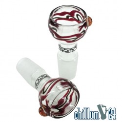 Insomnia Sieb Glaskopf 18.8 Wave Bowl Red