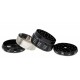 Metallgrinder Grip 4-Parts Black 60 mm