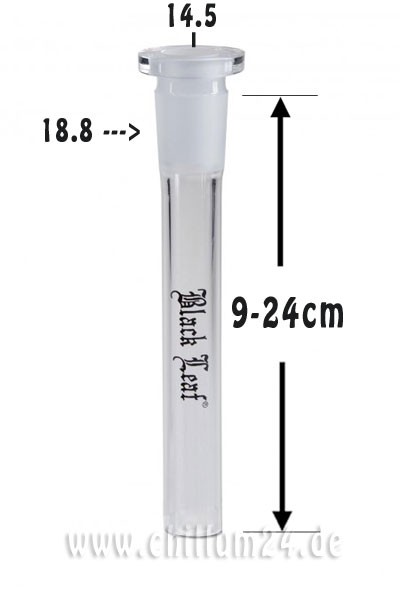 Black Leaf Steckchillum 18.8 auf 14.5 inside cut 9 24 cm