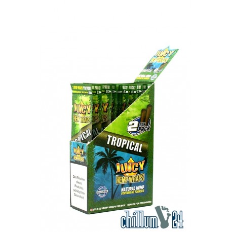 Juicy Hemp Wraps 2x Tropical