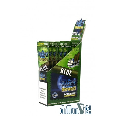 Juicy Hemp Wraps 2x Blue