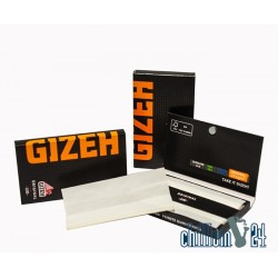GIZEH Papier Slim Filter, 100% plastikfreie Filter, 1 Box (20 Beutel)